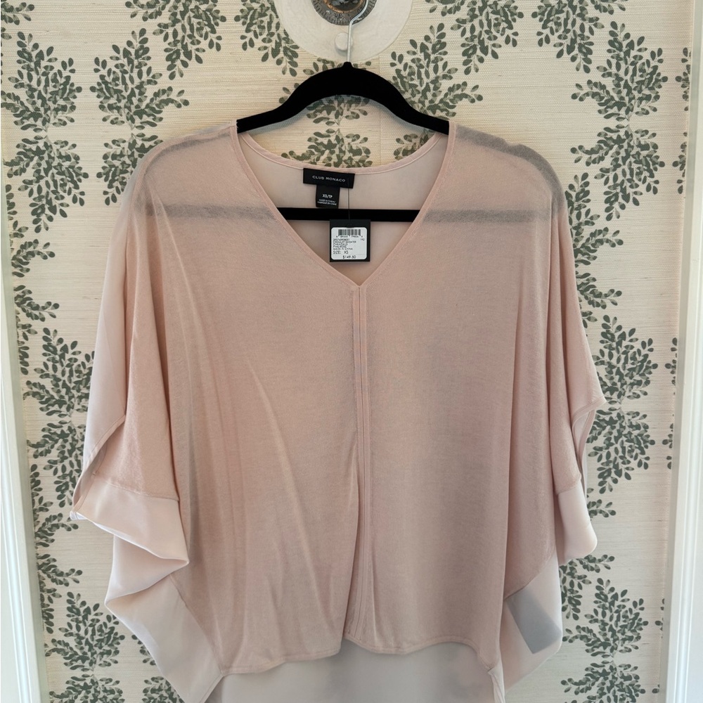 Club Monaco Blush Pink Blouse
